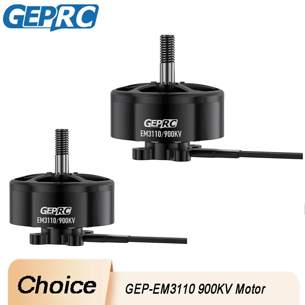 

GEPRC EM3110 900KV Motor – 6S LiPo, 1200W Max, 8-10 Inch Prop | 5mm Steel Shaft, N52H Magnet for FPV Freestyle & Long-Range