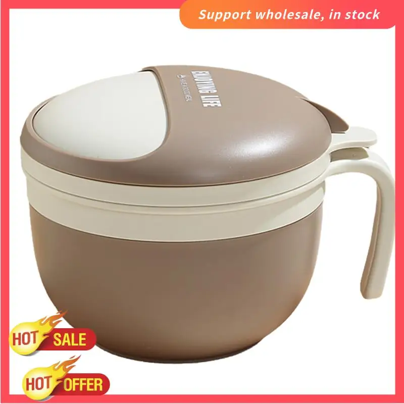 RISE-cuenco de fideos instantáneos con aislamiento relleno de agua dividido, fiambrera para estudiantes, fiambrera para llevar trabajadores de oficina