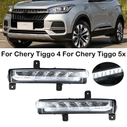For Chery Tiggo 4/Tiggo 5x Car Front Bumper Daytime Running Light DRL Front Bumer LED Driving Light Fog Lamp Assembly Car Light