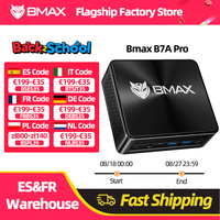 BMAX B7A Pro Mini Pc AMD Ryzen 5 7430U Processor AMD Radeon Graphics 16GB RAM 512GB SSD Windows 11 USB HDMI Type-C mini pc