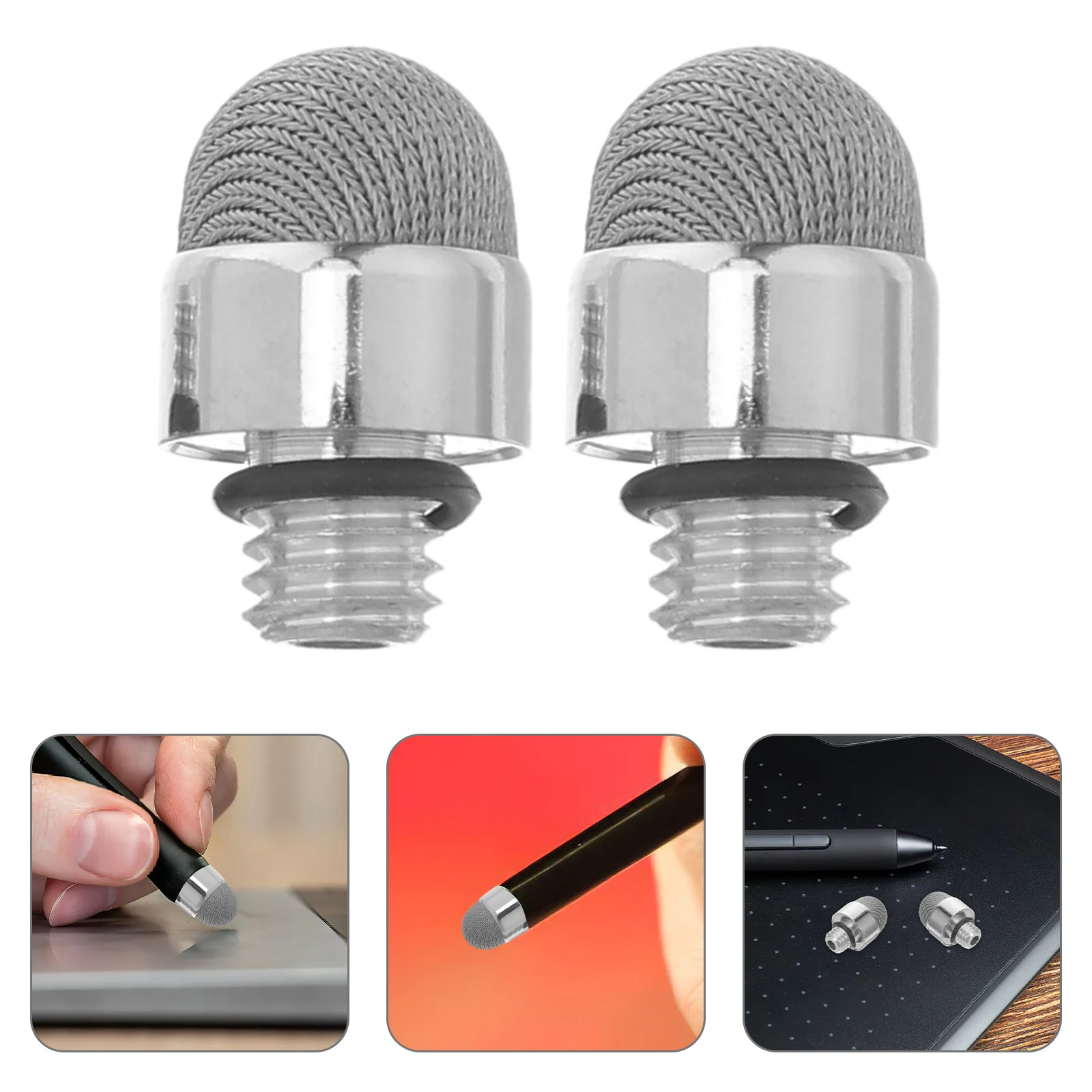 

10 шт., наконечники для сенсорной ручки, сменный стилус, только пружинный писец, проводящие детали для