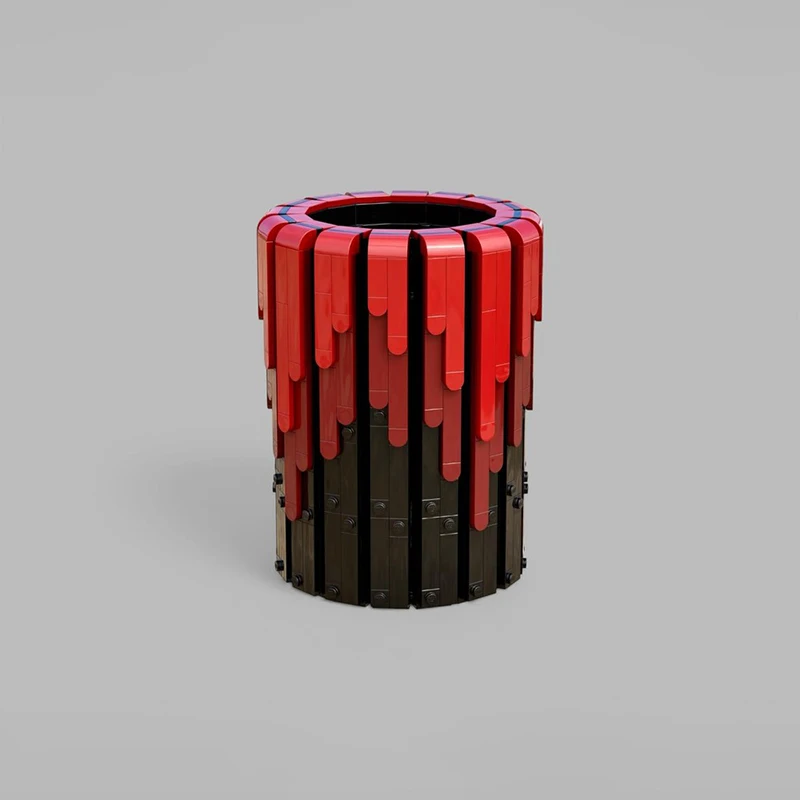 

581pcs MOC Drip Vase Bloody Good Short Studs Botanicals Model Building Blocks Christmas Gifts Construction Toy Brick Kids DIY
