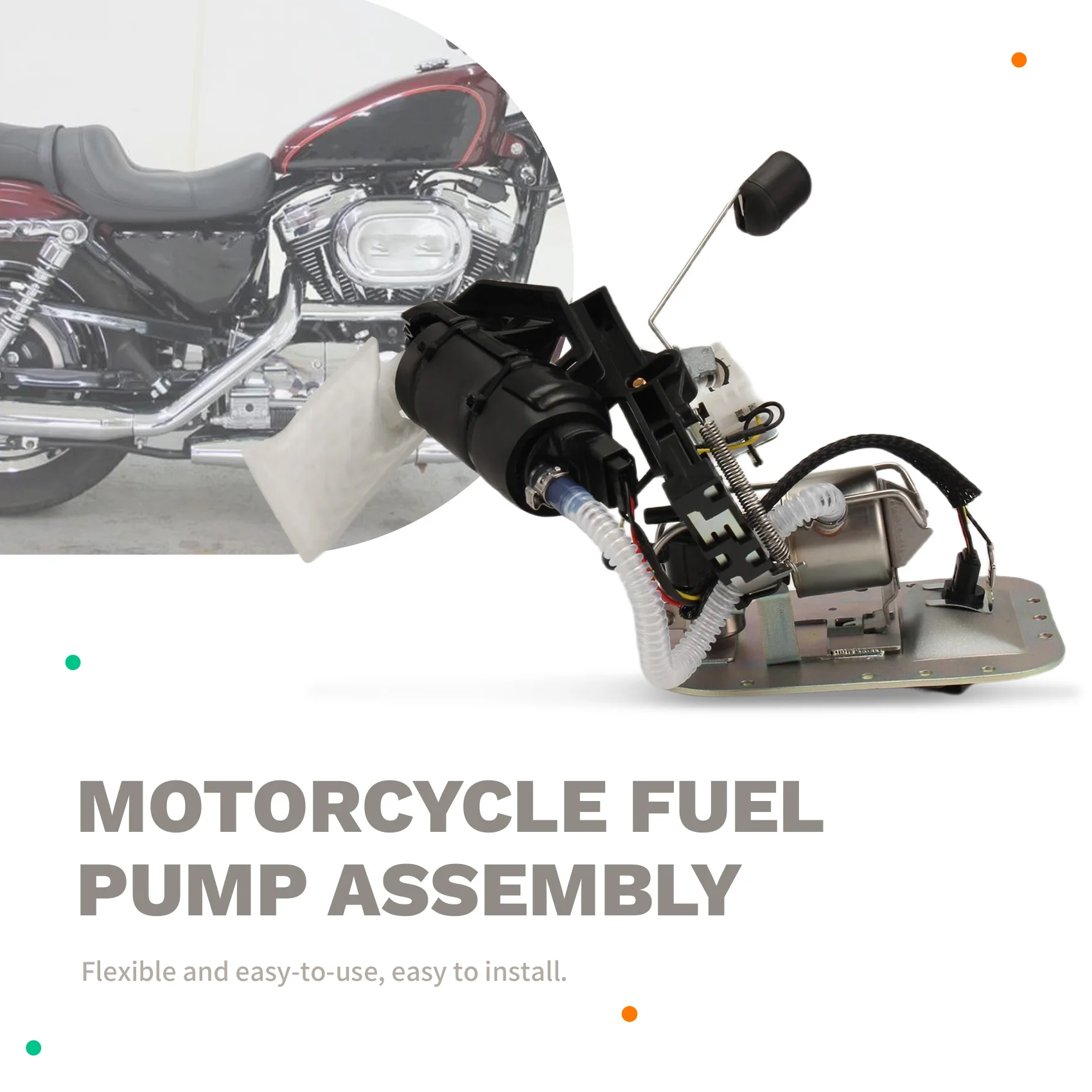 

Motorcycle Fuel Pump Assembly For Davidson 2002-2005 75132-01D HFP-A321 Accessories