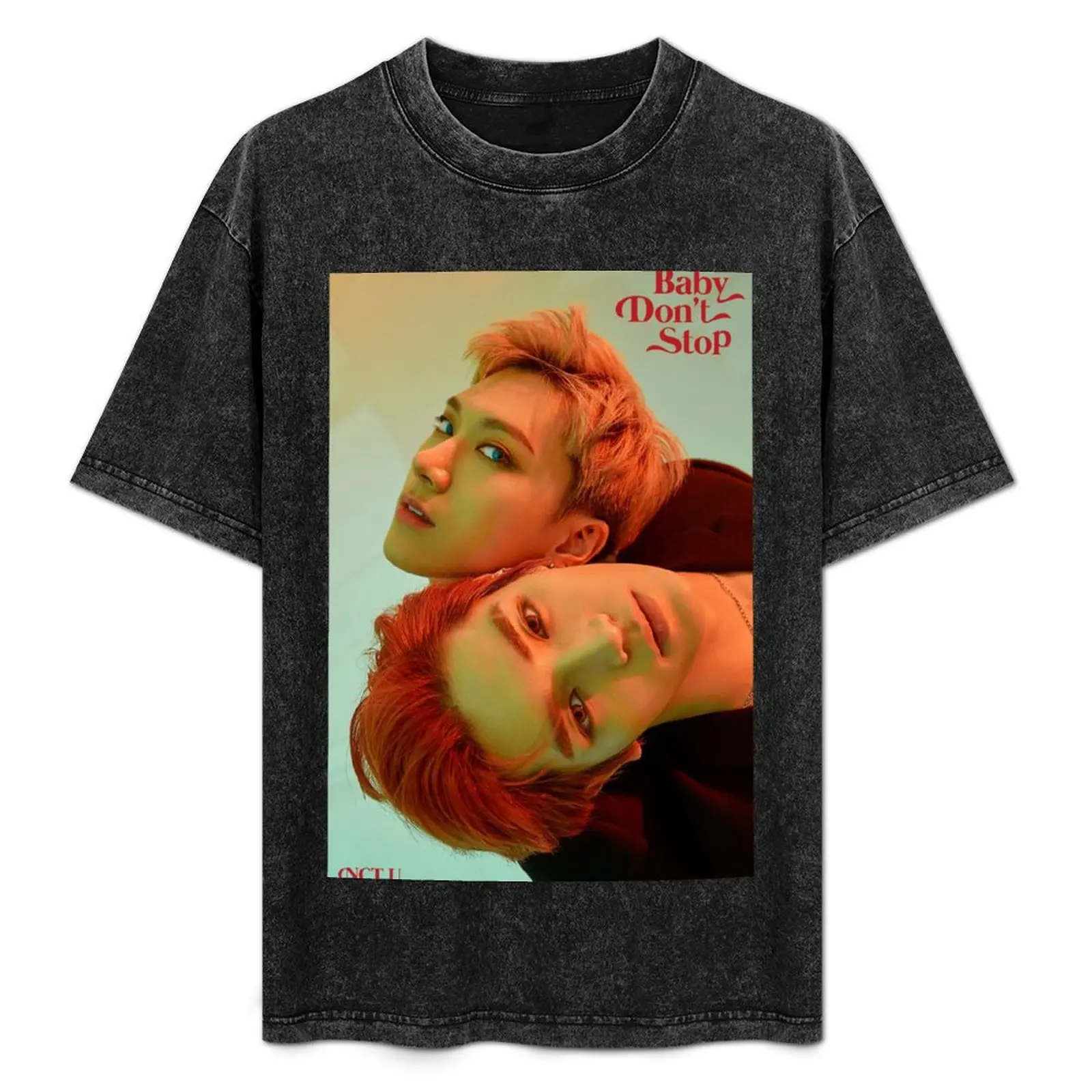

NCT U Baby Don't Stop Taeyong x Ten T-Shirt Big and Tall Gym T-Shirt
