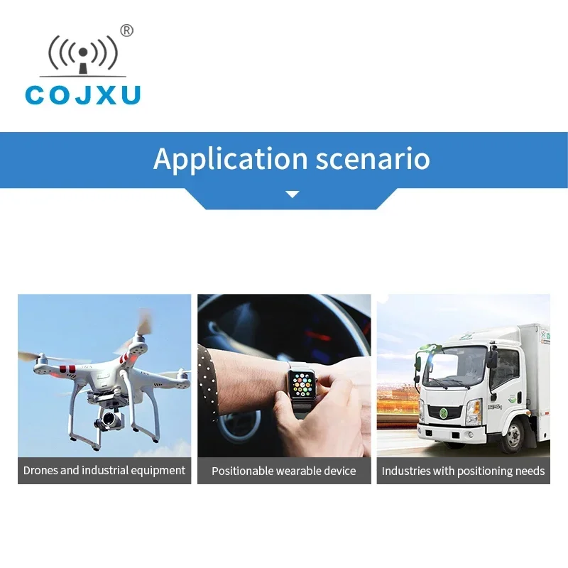 COJXU E108-GN02D UART/SPI/I2C/GPIO Wireless Module BDS/GNSS/GLONASS Positioning Navigation Module High Performance