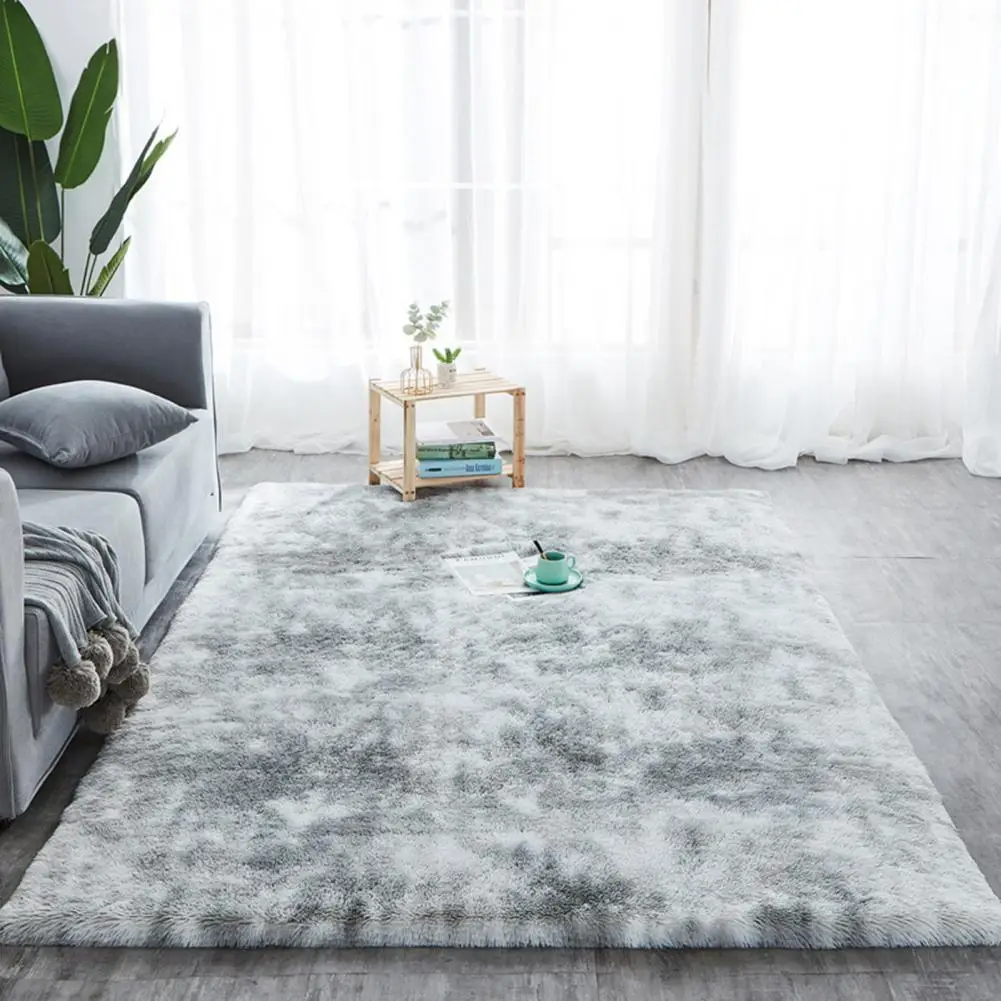 Alfombra Tie Dye, alfombra moderna, alfombra suave Tie-dye para habitación, dormitorio, alfombra colorida de felpa con respaldo antideslizante, lavable a máquina