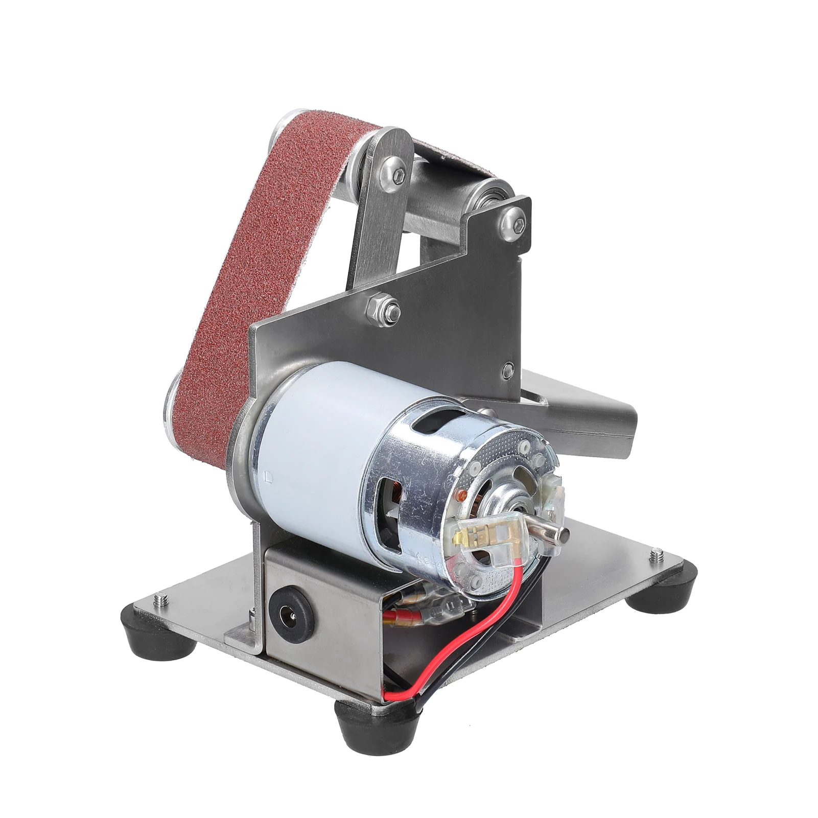 Multifunctional Grinder Mini Electric Belt Sander DIY Polishing Grinding Machine Cutter Edges Sharpener