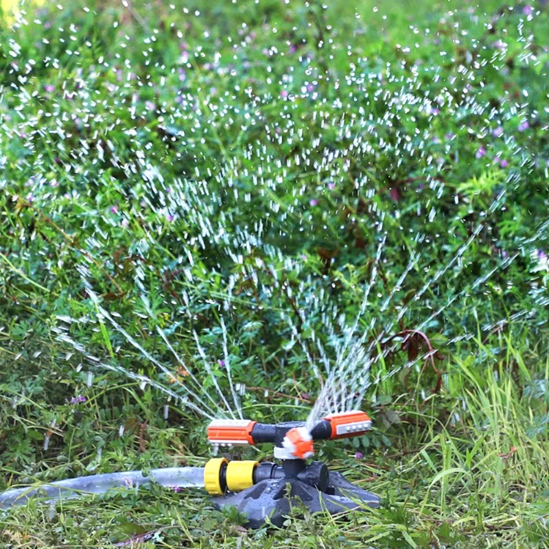 

1/2 "регулируемая 3-ручная вращающаяся спринклерная насадка для сада, газона, сельскохозяйственного полива, опрыскиватель для орошения, 1 шт.