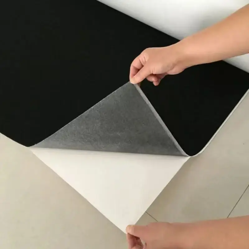 Hard Self-adhesive Felt Sheet 3mm Thick 100x100cm Non-woven Fabric Hand Embroidered Felt Accessories DIY Craft Supplies
