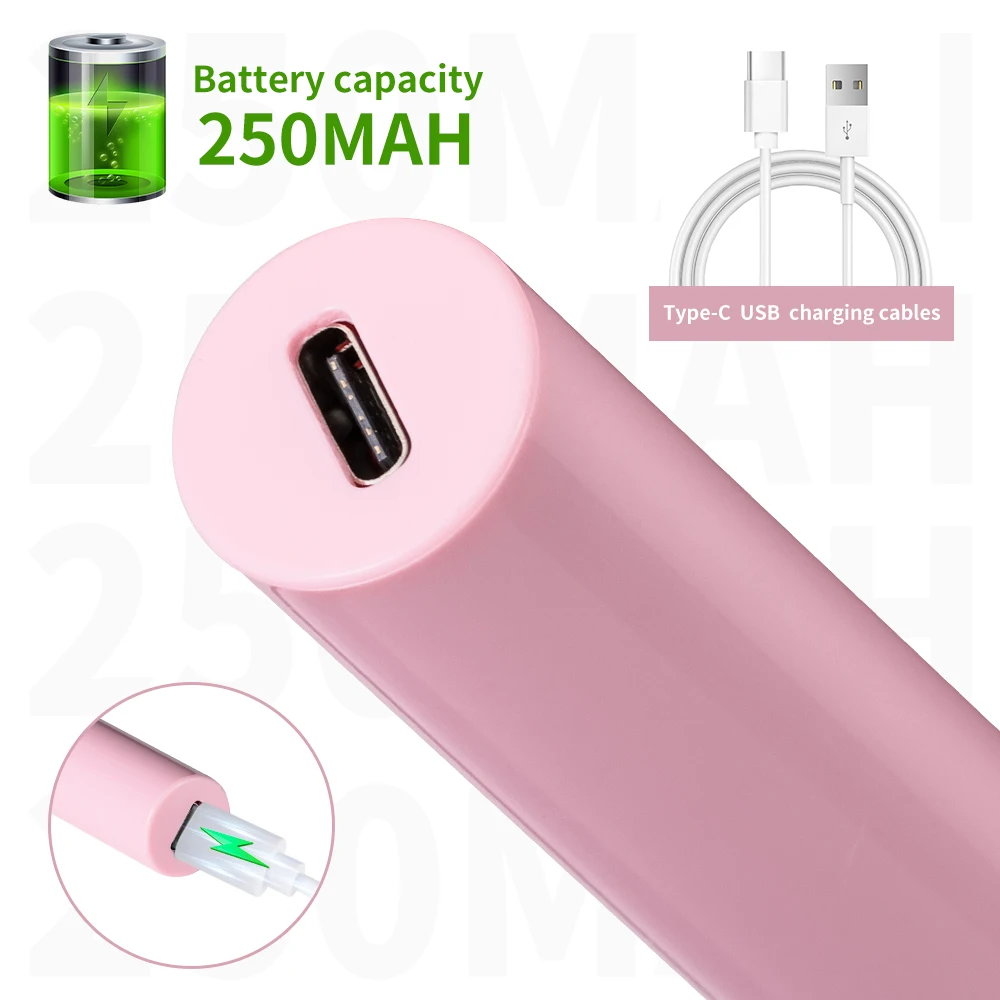 مصباح صغير محمول بالأشعة فوق البنفسجية للأظافر، ضوء مانيكير قابل لإعادة الشحن لعلاج طلاء الأظافر جميع أنواع، معدات العناية بالأظافر العملية المحمولة