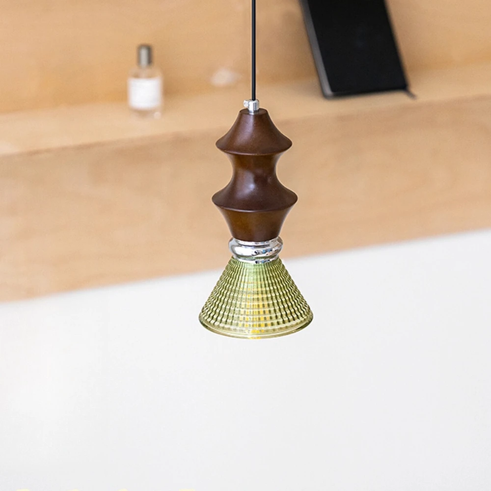 

Винтажный прикроватный подвесной светильник, винтажный светильник из цельного дерева для спальни, японская барная стойка, кофейня, спальня, фойе, светильник