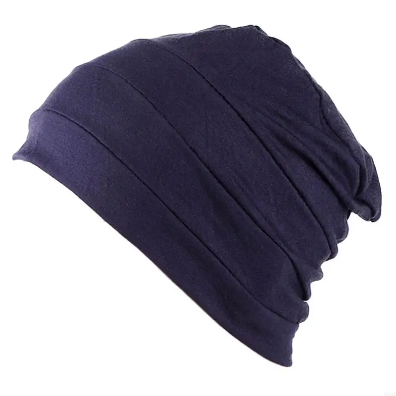 Women Headwear Cap Under Hat Comfy Chemo Cap Chemo Hats Skullies Beanie 6XDA
