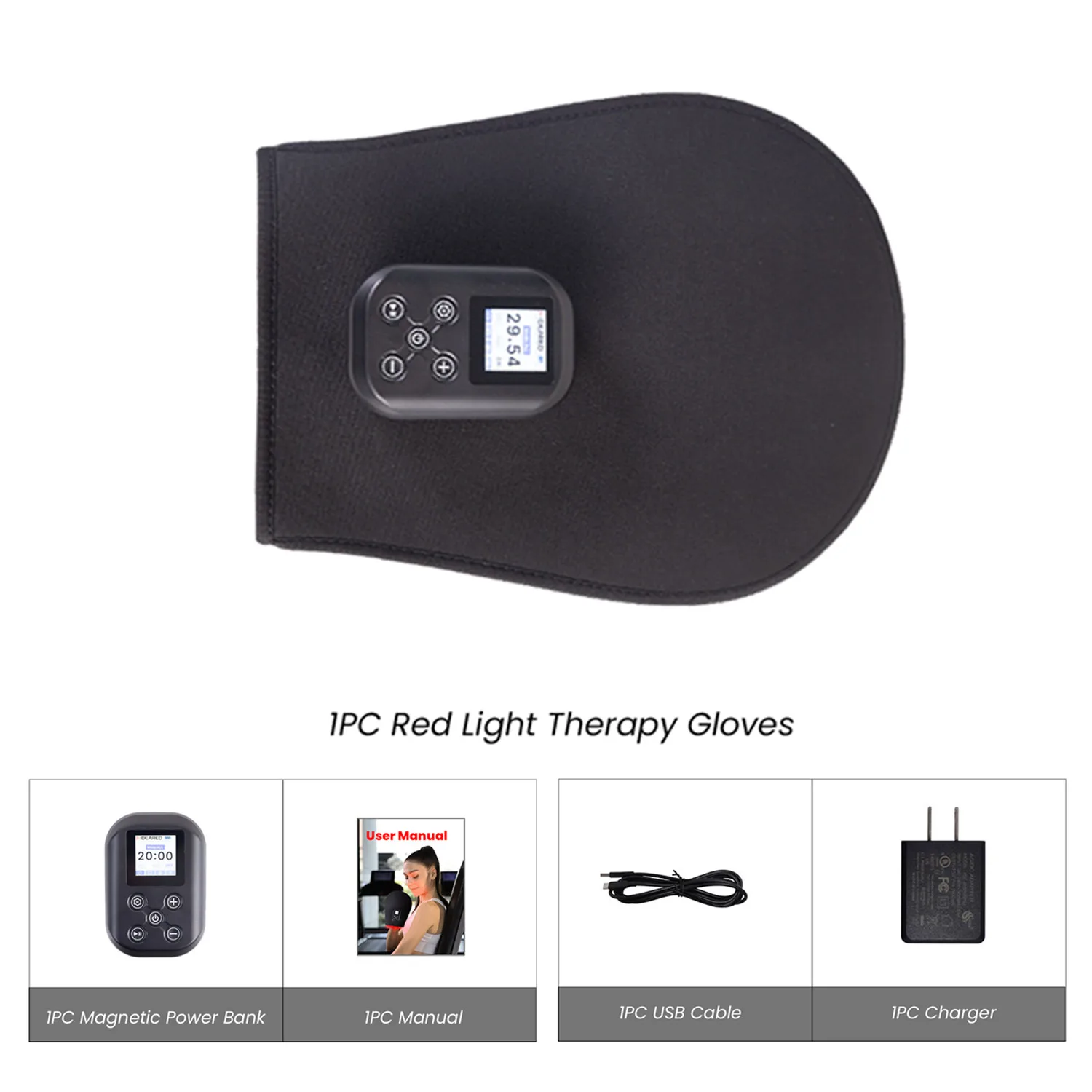 

Dropshipping Red Device 660nm 850nm Infrared Light Therapy Red Gloves