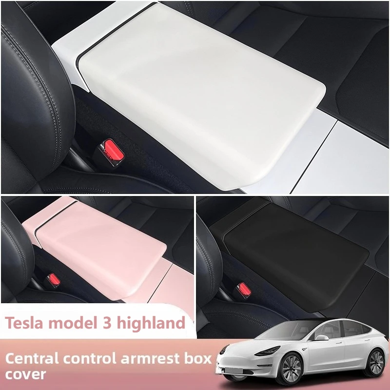 

For 24-25 Tesla Model 3 Highland Special Armrest Box Protective Cover Premium Armrest Box Pad Central Control Interior Shell