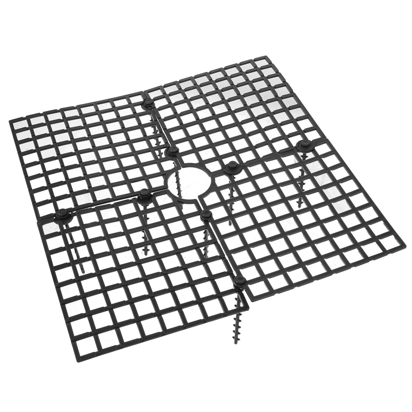 وعاء الزهور، واقي التربة، غطاء شبكة وعاء النبات، واقي زهور بلاستيكي متين يمنع حفر كلب القطط، مثالي للحديقة الداخلية