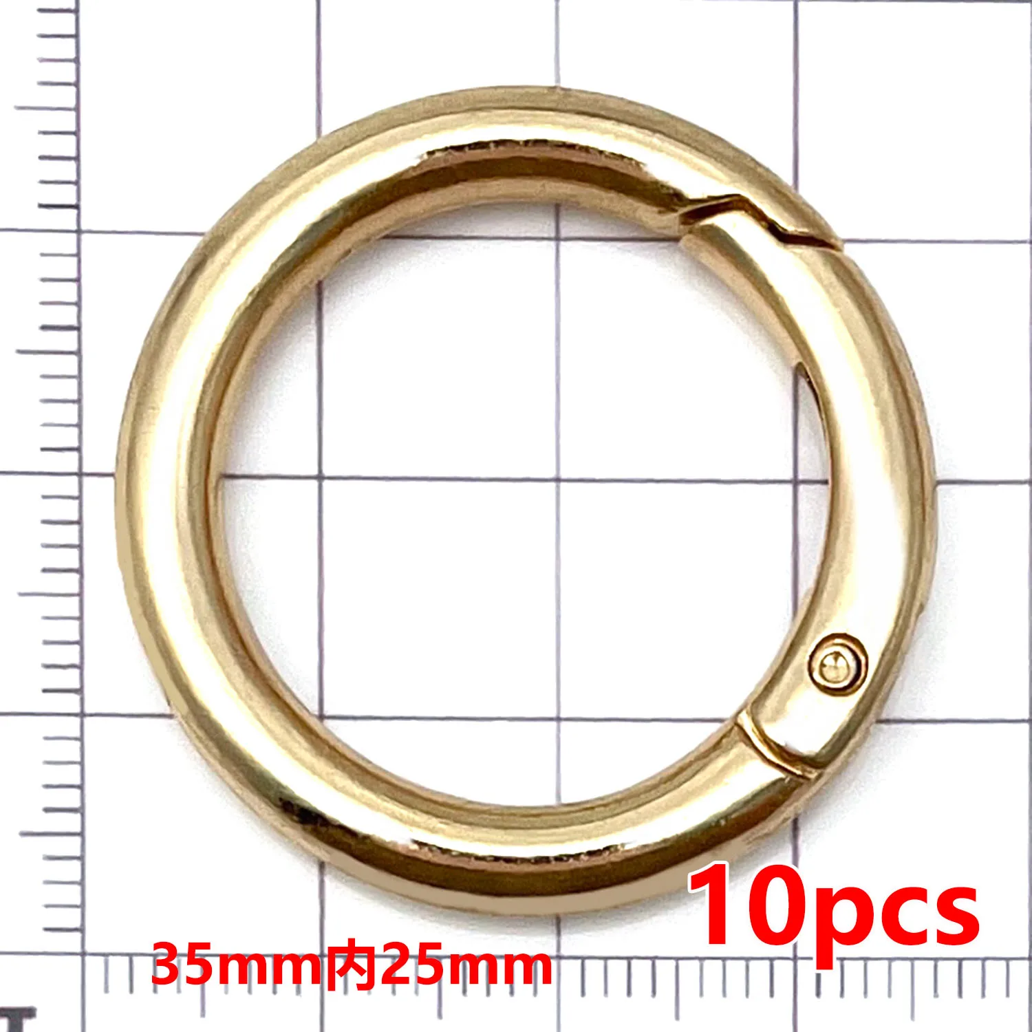 10pcs Mixed Shape Keychain Hardware Alloy