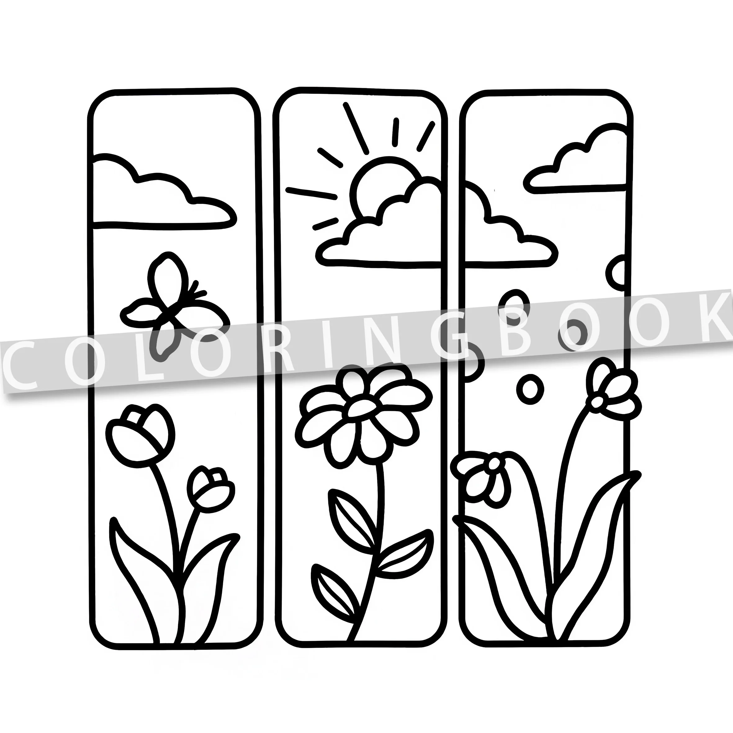 SIMPLE ART Bold-easy Patterns Coloring Book for Adults Cute Drawing Book Perfect Gift for Party and Birthday