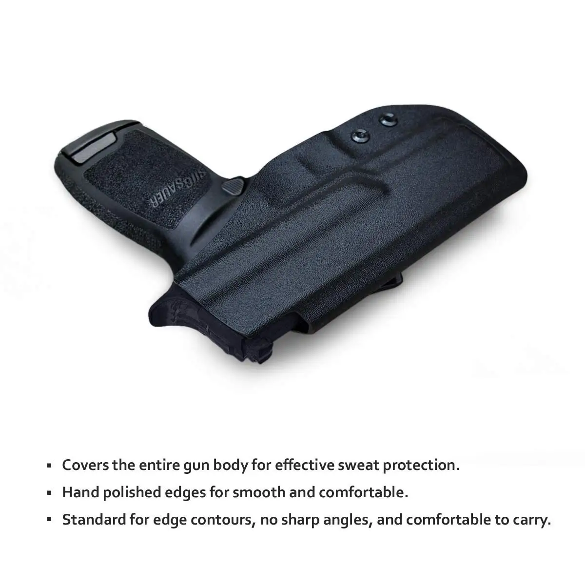 Sig P320 Holster IWB Kydex لـ Sig Sauer P320 Carry/Compact Medium Pistol Case - حزام الخصر المخفي