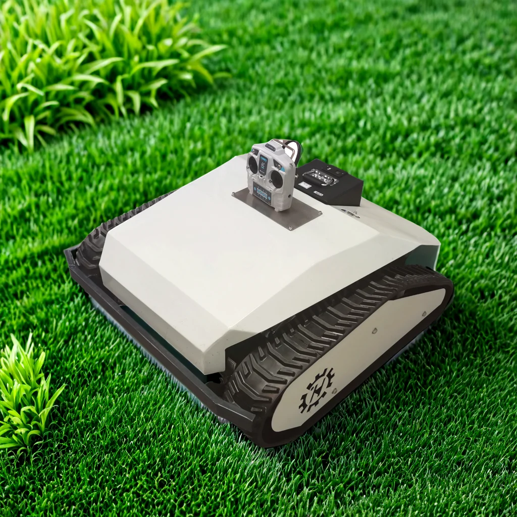 

Customized Grass Mowing Robot Mower Remote Control Lawnmower High-performance Household Lawn Mowers Robot Safety Auto-Stop