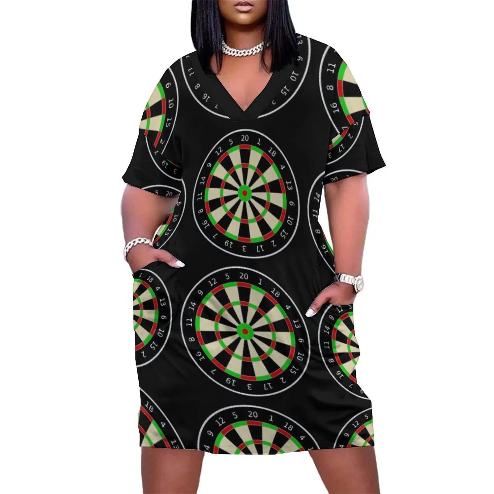 Dartboard Loose Pocket Dress birthday dress for women dresses for prom