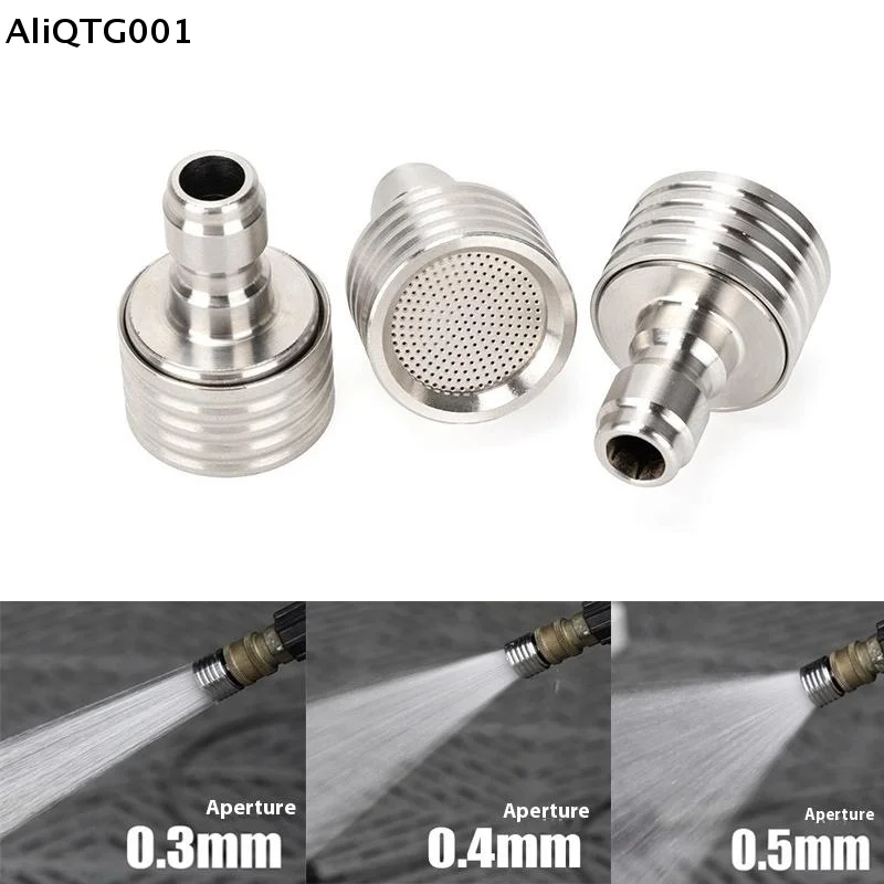 Stainless Steel High Pressure Quick Connect Nozzle 1/4 Interface Shower Blade Water Sprinkler for Car Wash And Irrigation