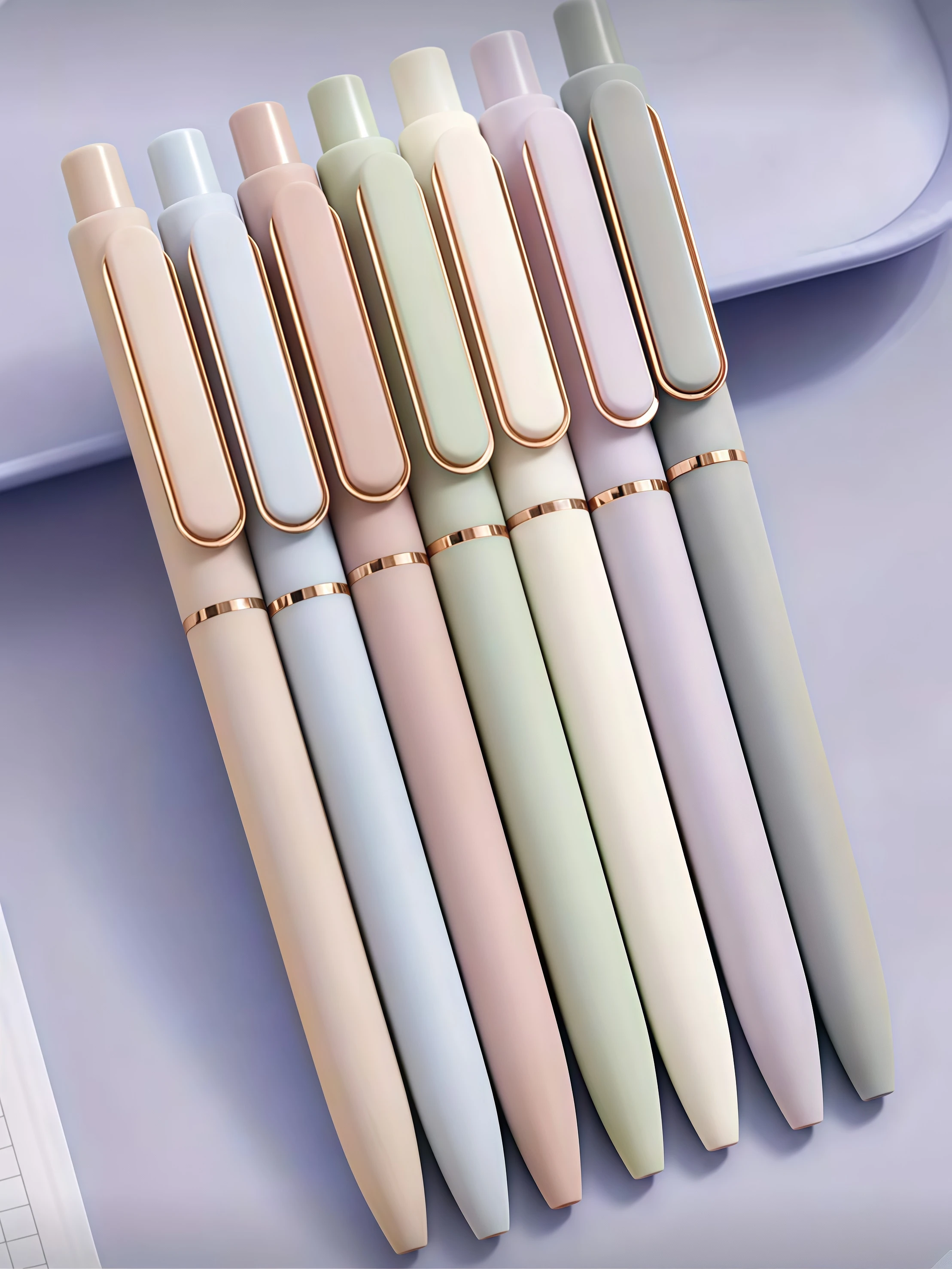 

Набор из 7 шариковых ручек, тонкий стержень 0,5 мм, высококачественные ручки для ведения дневников и заметок, канцелярские принадлежности для офиса и школы, подарки для женщин и мужчин.