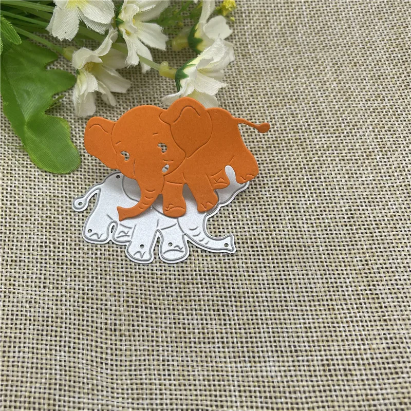 Elephant Models metal cutting dies  mold Round hole label tag Scrapbook paper craft knife mould blade punch stencils dies