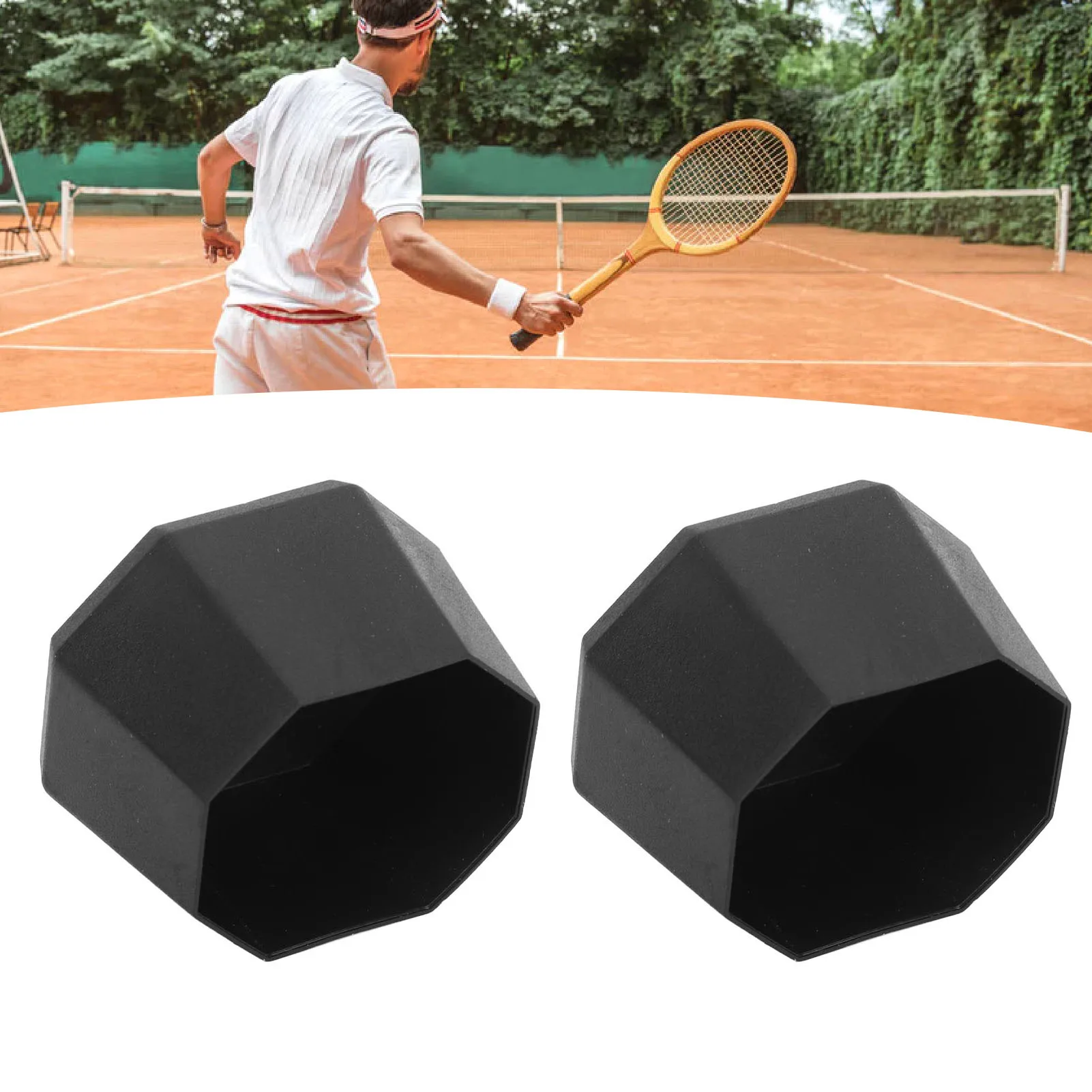 2 stücke Tennis schläger Butt Cap Tennis Tennis schläger Silikon End abdeckung für Racquetball Schläger