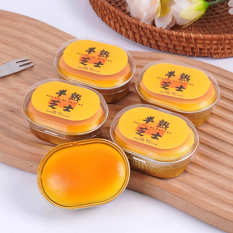 Simulated Cheese Bread Fidget Toy Slow Rising Squeeze for Anxiety Stress Relief Sensory Game for Kids and Adults