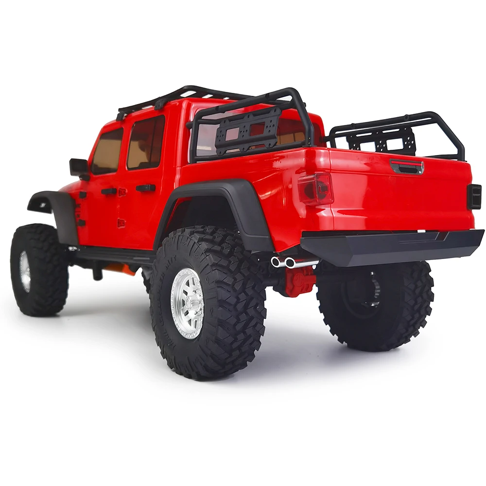 Rura wydechowa YEAHRUN Metalowa tylna gardziel dla Axial SCX10 III AXI03006 Gladiator 1/10 RC Crawler Car Truck Części do modeli Akcesoria