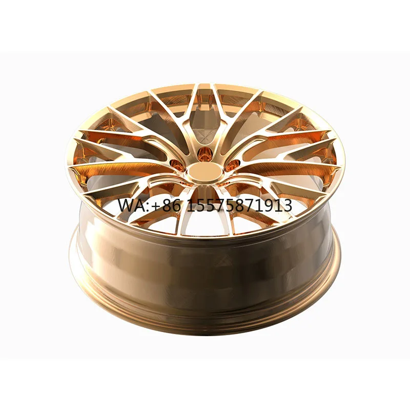 

Wheel Custom Forged Alloy Racing Wheels 15-26 Inch Performance Cars Customizable Polished Chrome Finish JWL Certified 3 Year