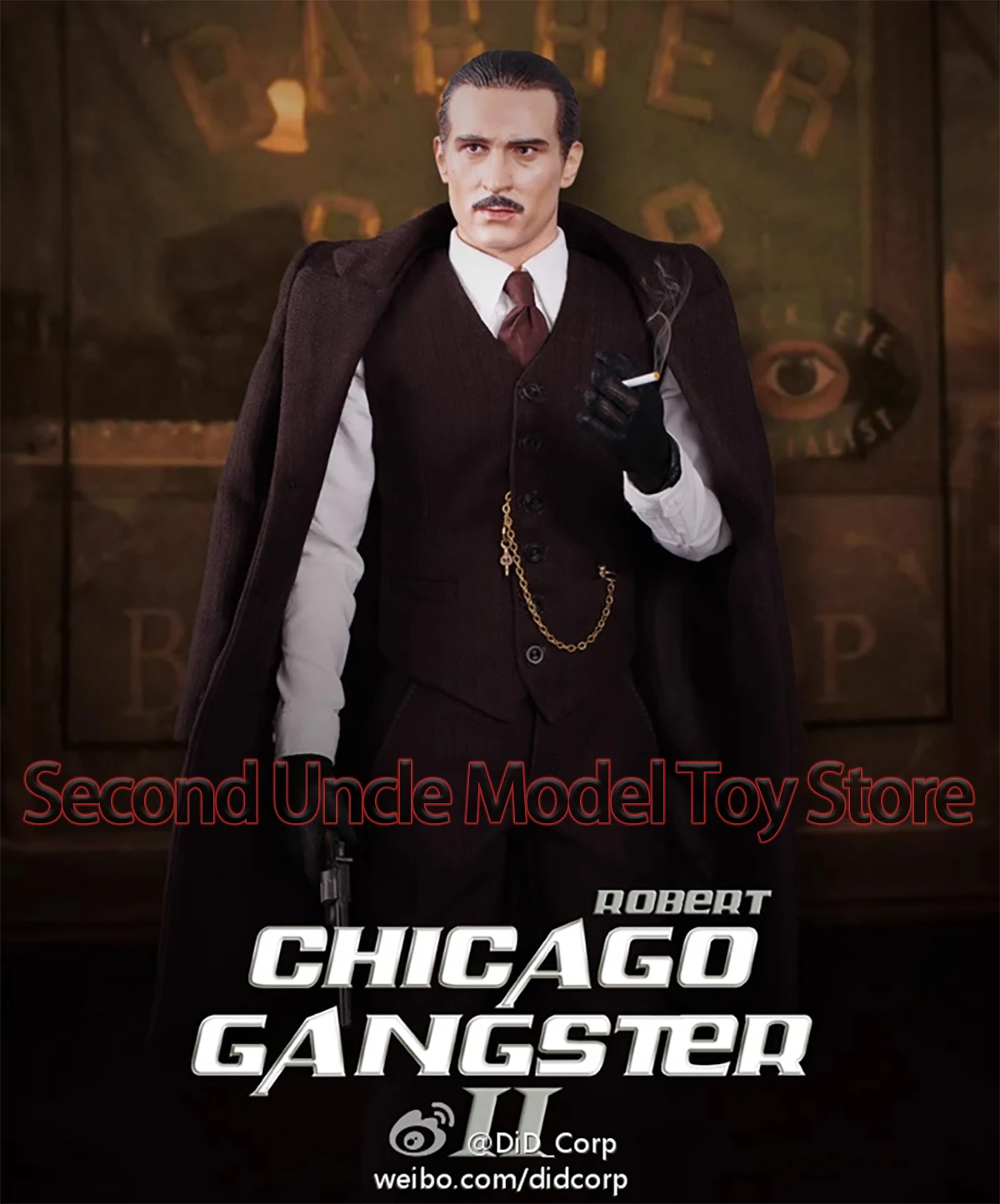 

DID T80101 1/6 Chicago Gangster II Robert 12'' Male Soldier Action Figure Full Set Collectible Model Toys Gift