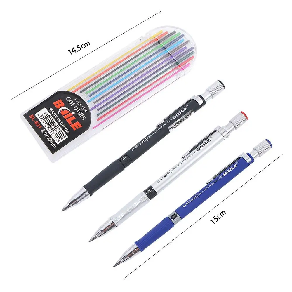 

Простые классные офисные школьные письменные принадлежности, карандаш, механический карандаш, канцелярские принадлежности, 2B, автоматические карандаши