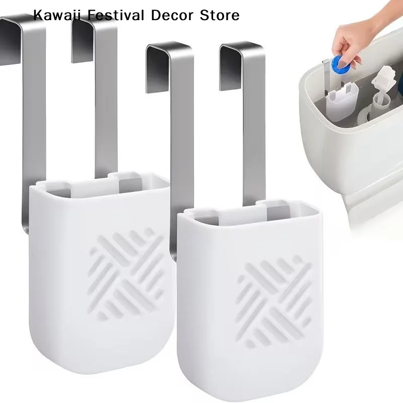 【K】Toilet Tank Cleaning Tablet Holder Toilet Bowl Tablet Hanging Organizer Tablet Bracket For Universal Toilet Cleaner Caddy