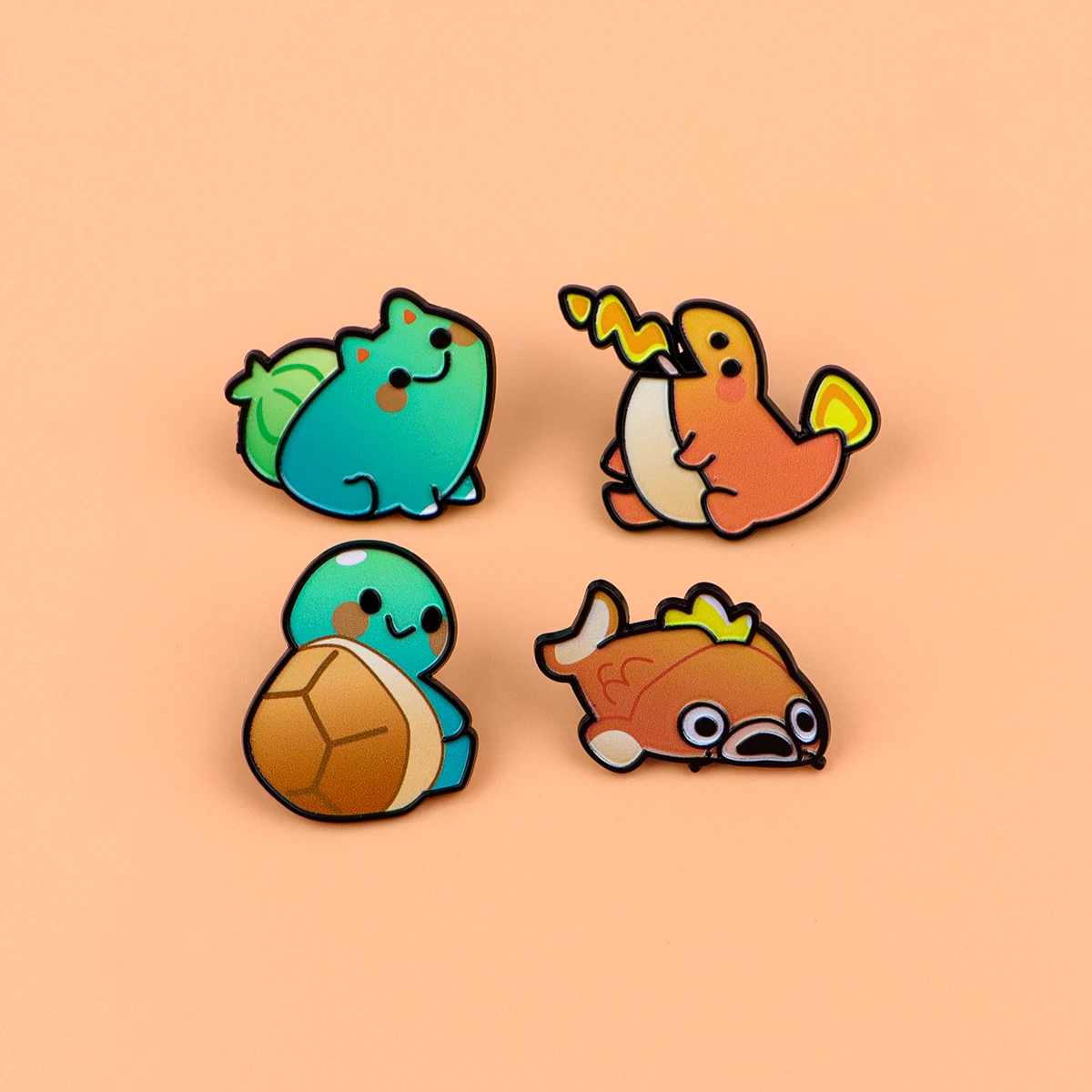 4 قطعة/المجموعة لطيف الأسماك المينا دبوس أنيمي Eleves بروش معدني على ظهره قبعة حقيبة طوق شارات الرجال النساء مجوهرات الأزياء جمع هدية