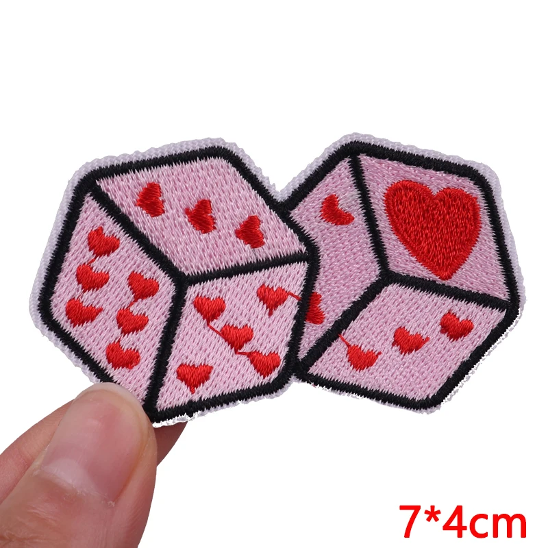 Parches termoadhesivos bordados con letras y dibujos para coser - imagen 5