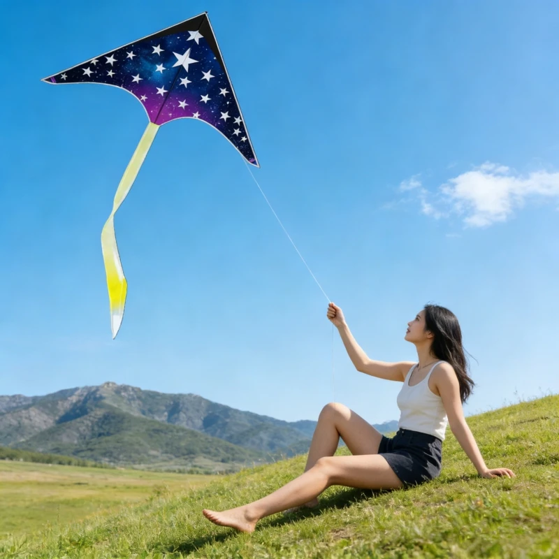Neue Drachen, Flugdrachen, Sterndrachen, Outdoor-Spielzeug für Erwachsene, Sportdrachen, Raddrachen, Ripstop-Drachen, Winddrachen mit Schnur, professionelle Winddrachen