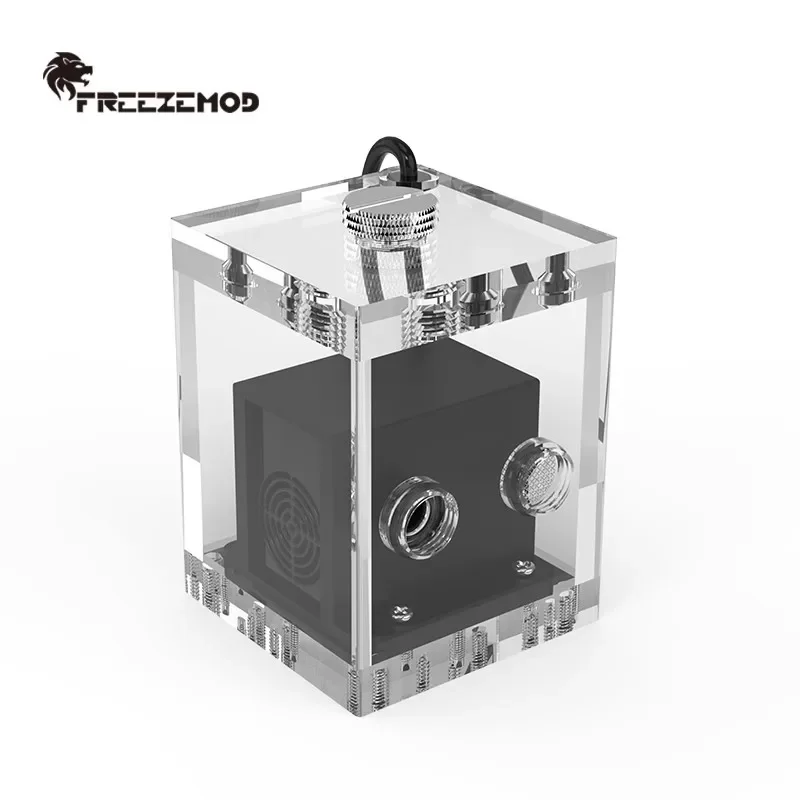 FREEZEMOD Water-cooled Heat Dissipation Integrated Water Tank Pump Silent Built-in Filtering and Dual Shock Absorption 12-24V