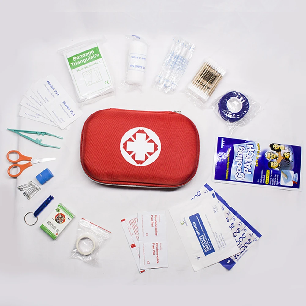 Car First Aid Kit, Portable Waterproof Medical Aid Kit, Travel First Aid Kit Cosmetic Bag