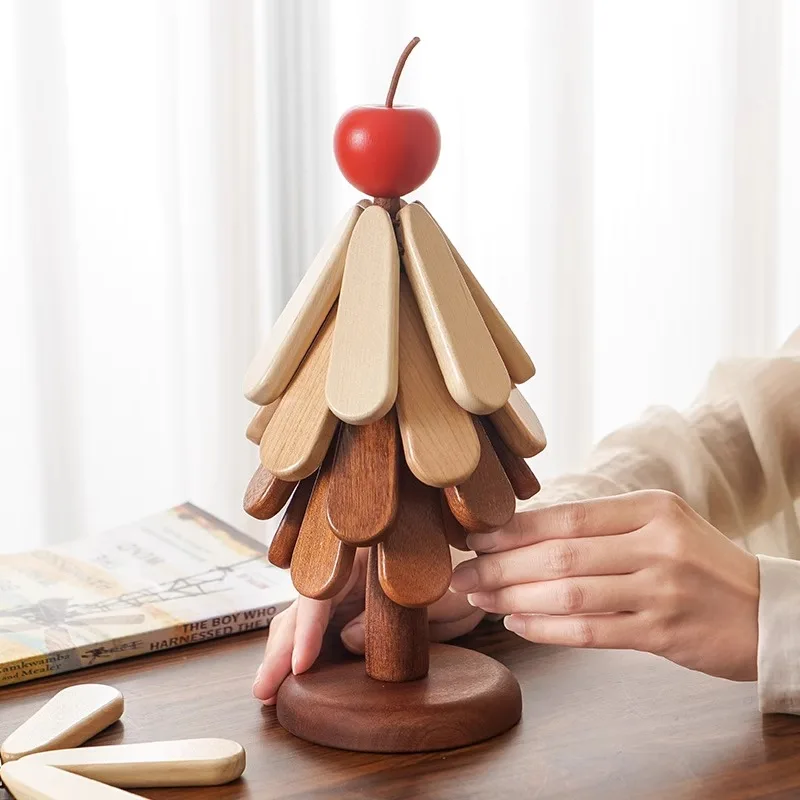 Creative Tree Insulation Pad A Tree Solid Wood Anti-scalding Pad Dining Table Small Tree Creative Ornaments Coasters