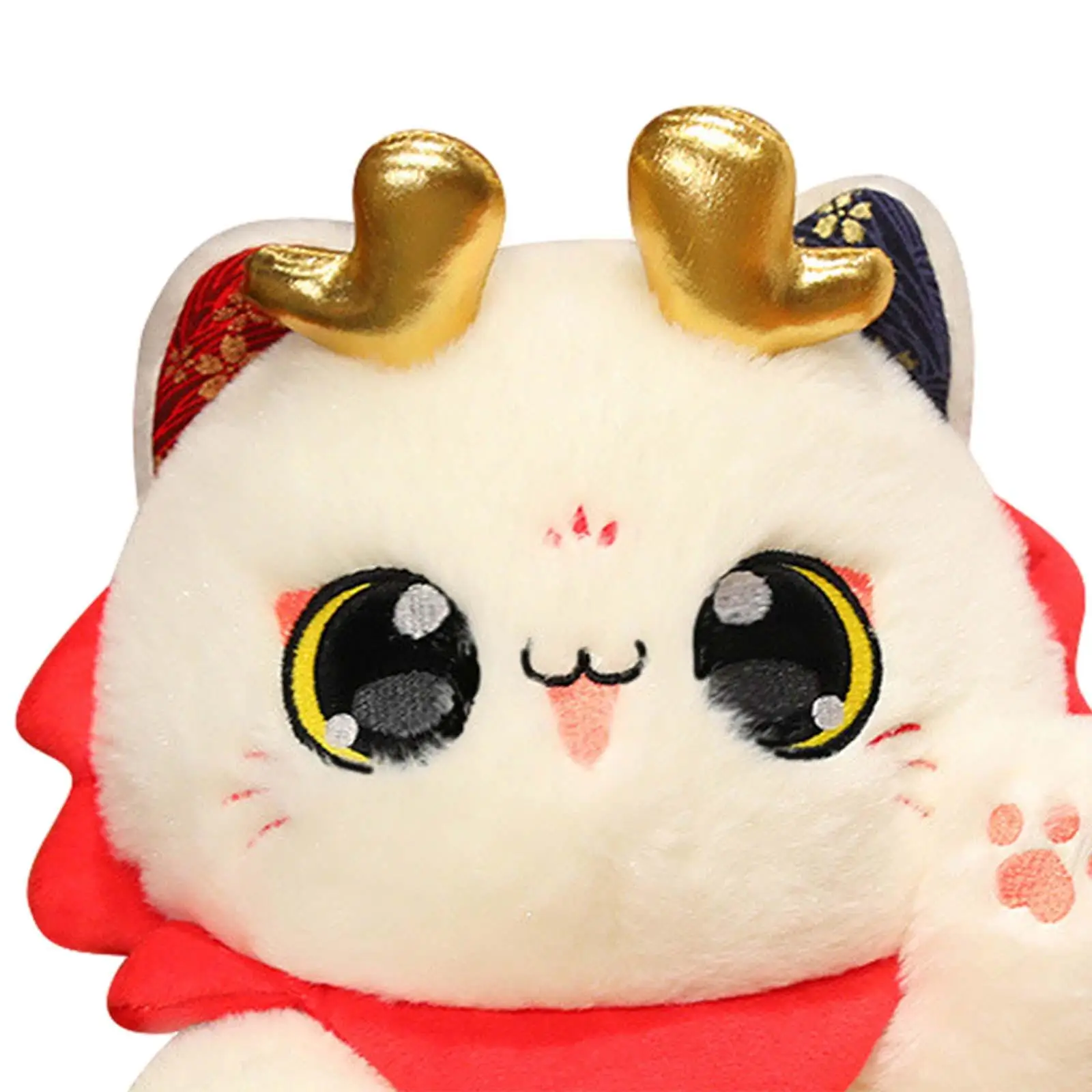 2024 Chinese New Year Cat Decoration Animal Doll Stuffed Spring Festival Gift for Parties Bedroom Living Room Gatherings Home
