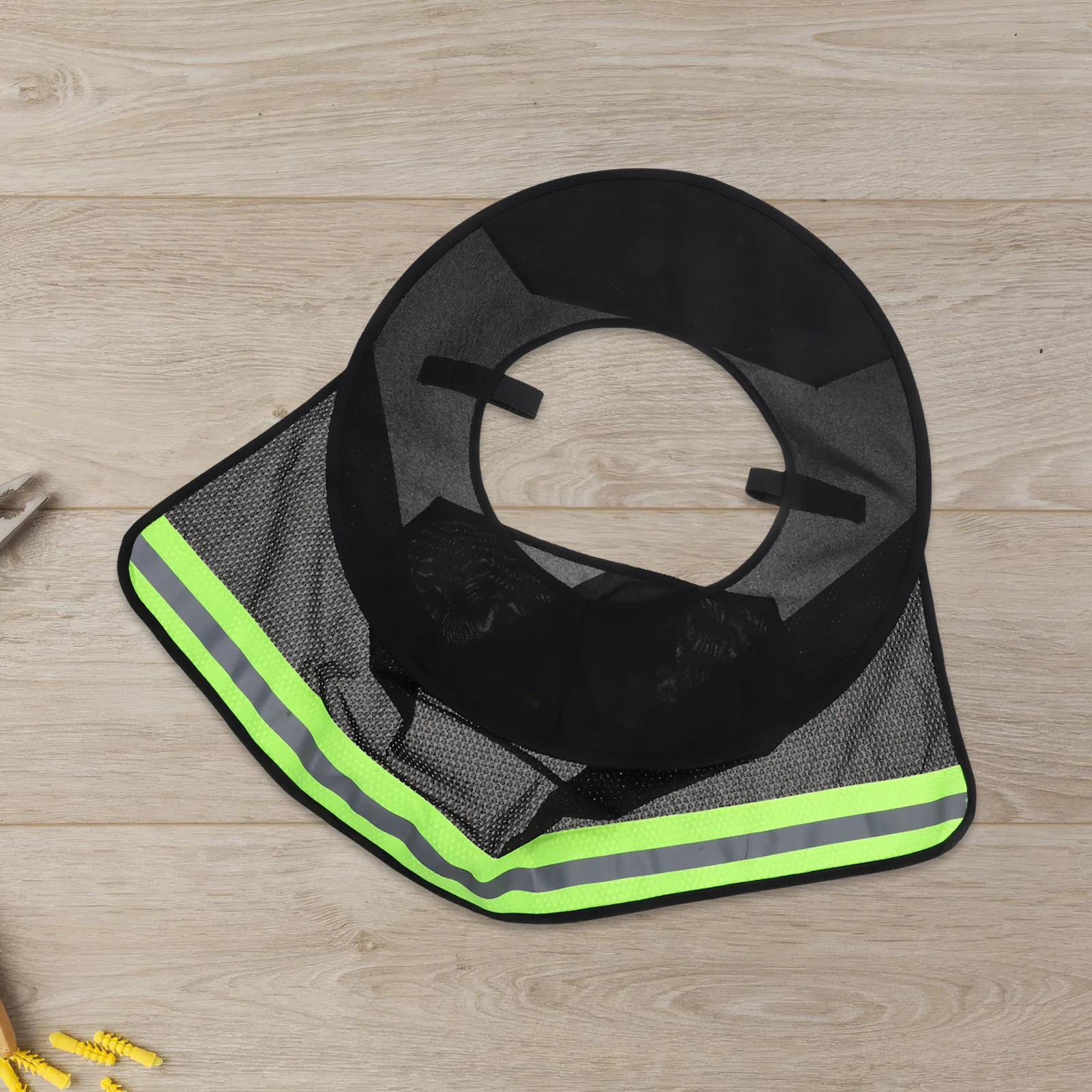 

Hard Hat Sunshade Full Brim Neck Shield Reflective Strips High Visibility Sun Visor Construction Gear Safety Accessories