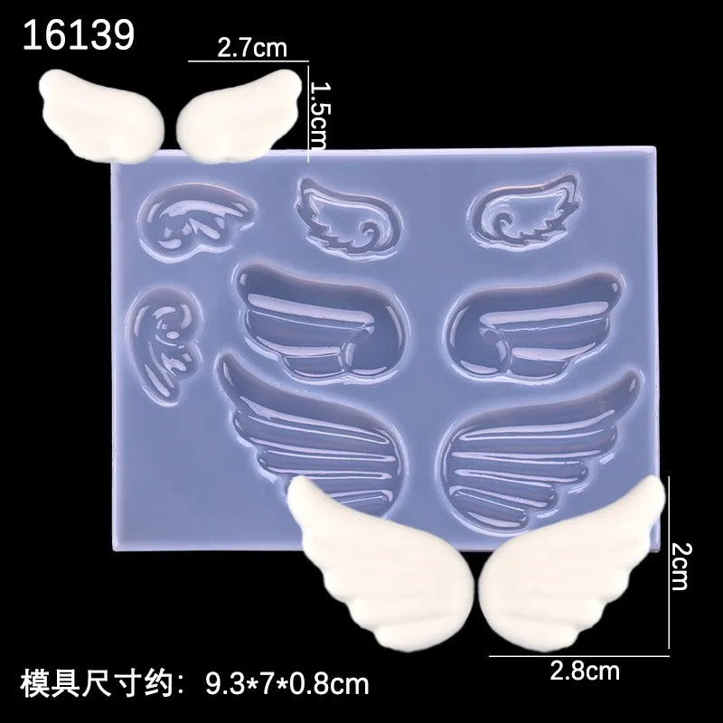Angel Evil Wings Pendant Resin Casting Mold