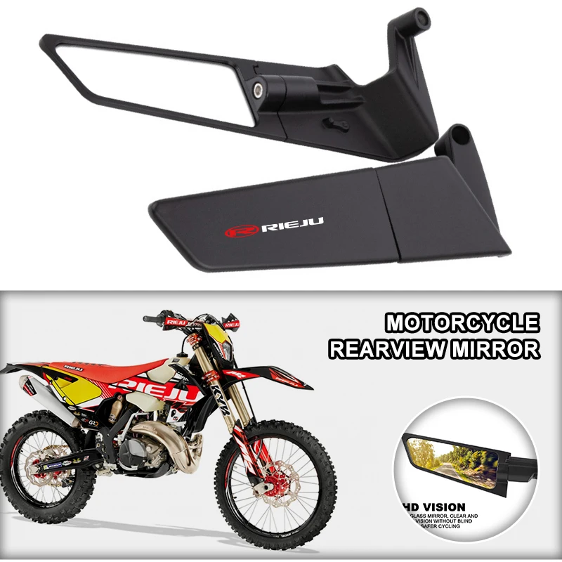 Stealth Winglets Side Mirror Motorcycle Wind Deflector Alloy For RIEJU tango 50cc rs2 matrix 125 307 Aventura mrt 125 mr 300
