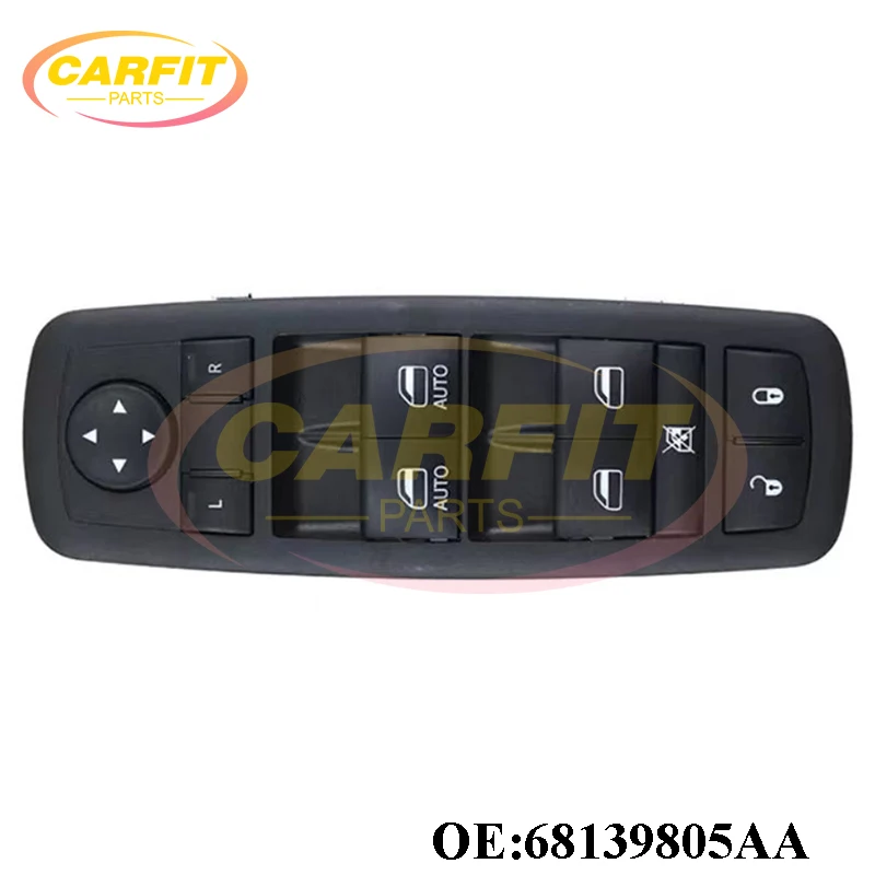 New OEM 68139805AA 68231805AA 68139805AB 56046823AC Power Master Window Switch For 11-17 Dodge Charger Chrysler 300 Auto Parts