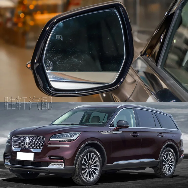 

For Lincoln Flyer 19-21 Car rearview mirror Side Rearview Mirror Glass Anti-fog Defrosting Door Wing Mirror