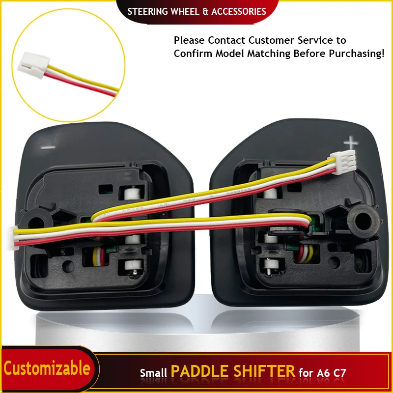 

Маленькие переключатели переключения передач для Audi A6 C7 A4 A5 A7 Q5 Q7 Q8, удлинитель рулевого колеса, переключатель переключения передач в сборе, обновленные аксессуары