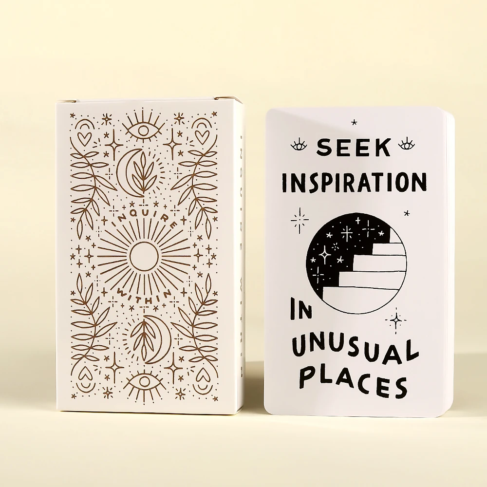 

Inquire Within Deck 60 Hand Illustrated Oracle Cards To Inspire Inner Wisdom, Growth & Connectedness
