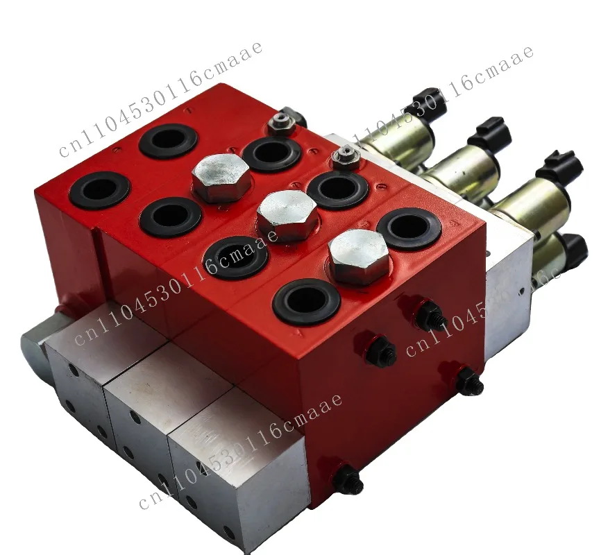 High Pressure 40l/min Hydraulic Solenoid Valve Center 24v Solenoid Valve Hydraulic Parts Hydraulic Valve