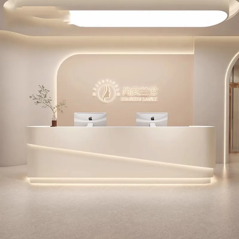 Garden Counter Reception Desks Consable Study Executive Shop Front Desk Church Siting Recepcion Mostrador Beauty Salon Furniture